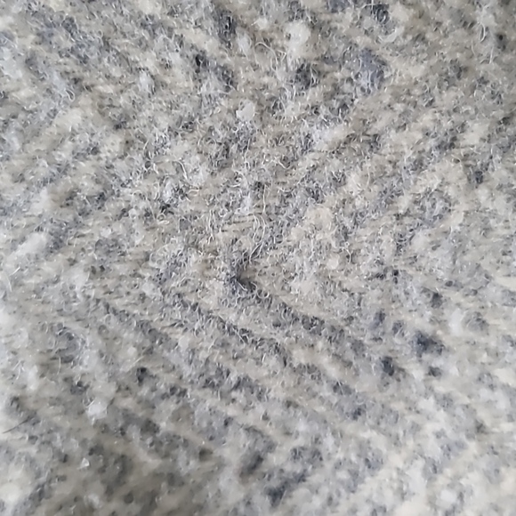 Tweed gray & cream vintage wool blend trench coat. Freddi Gail made in U… - Picture 10 of 14